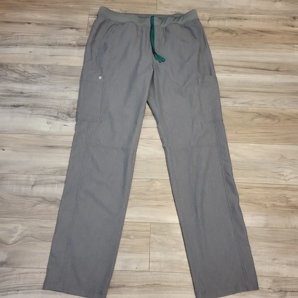 FIGS Kade Cargo Scrub Pants Gray Size XL-T